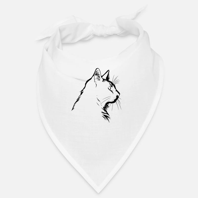Chat, Motif De Chat Bandana
