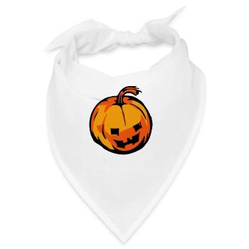 kürbis - Bandana - Weiß - Vorne