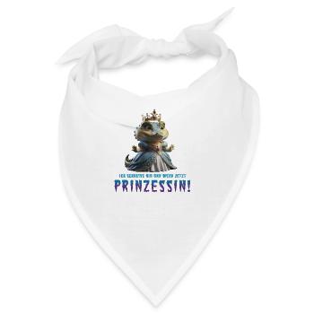 Kroko Prinzessin 03 - Bandana - Weiß - Vorne