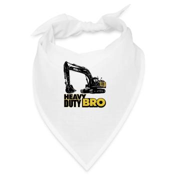 Schwerlastbetrieb - Bandana - Weiß - Vorne
