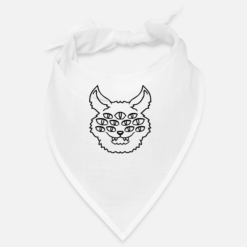 Cat Demon Many Eyes Devil Hell Evil Monster Bandana