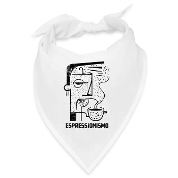 Espressionismo - Espresso - Kaffee trinken - Bandana - Weiß - Vorne