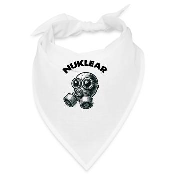 Gasmaske - Bandana - Weiß - Vorne