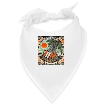 Tief verwurzelt - Bandana - Weiß - Vorne