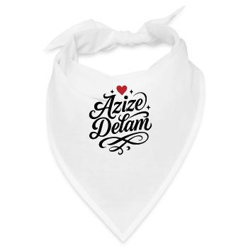 Azize Delam Persisch Iran - Bandana - Weiß - Vorne