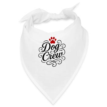 Hunde Crew - Bandana - Weiß - Vorne