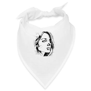 Blick in die Zukunft - Bandana - Weiß - Vorne