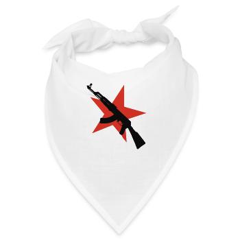 AK 47 - Bandana - Weiß - Vorne