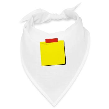 Zettel 3c - Bandana - Weiß - Vorne