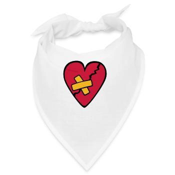 CoeurBrisé - Bandana - Weiß - Vorne