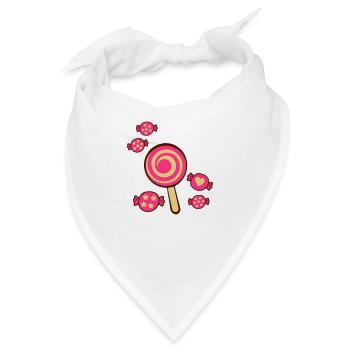 lolli & candy - Bandana - Weiß - Vorne
