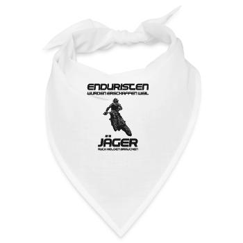 Enduro Helden - Bandana - Weiß - Vorne