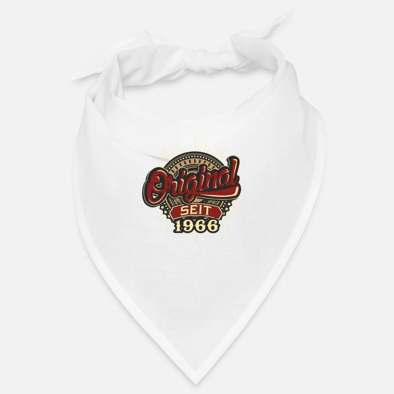 Geburtstag Original seit 1966 - Bandana - Weiß