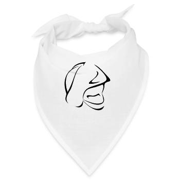 Feuerwehrhelm - Bandana - Weiß - Vorne