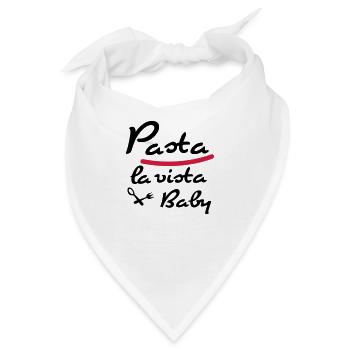 pasta_la_vista - Bandana - Weiß - Vorne