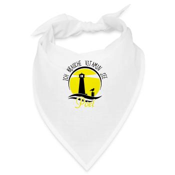 Vitamin See Poel - Bandana - Weiß - Vorne