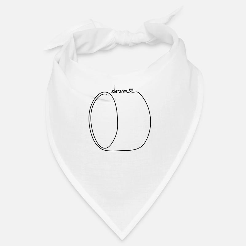 one line drum Bandana