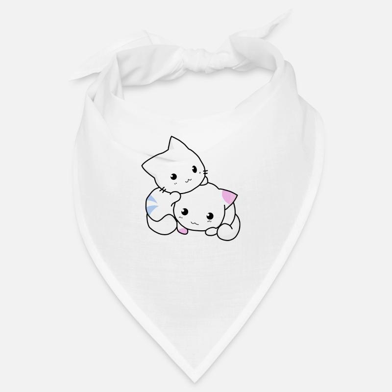 Deux petits chats Bandana
