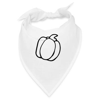Paprika - Bandana - Weiß - Vorne