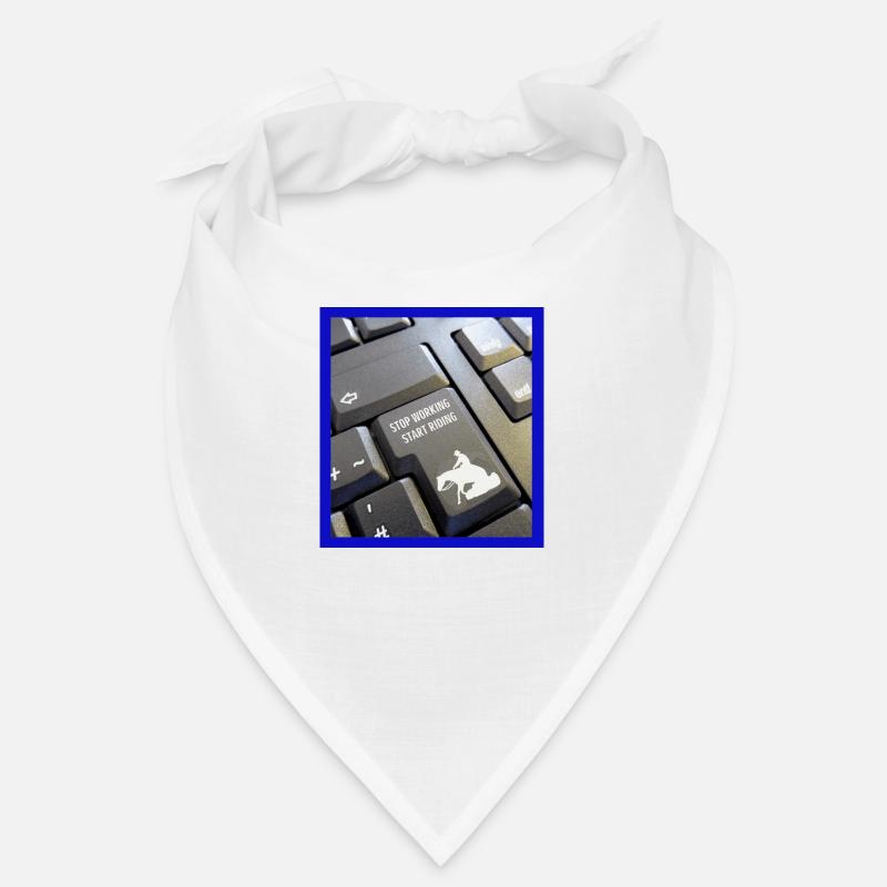 Stop working start riding Bandana