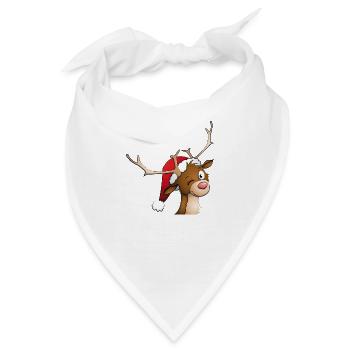 Rentier - Bandana - Weiß - Vorne