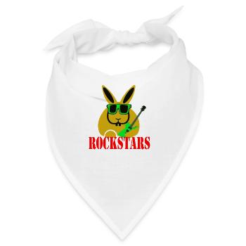 rabbit rockstars - Bandana - Weiß - Vorne