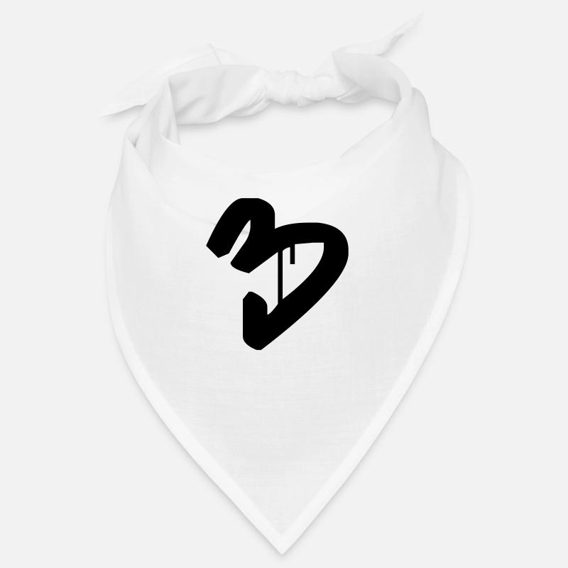 Graffiti : 3 - Bandana - blanc