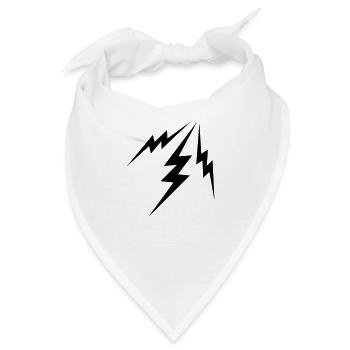 lightning - Bandana - Weiß - Vorne