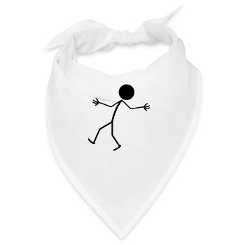 Happy Man - Bandana - Weiß - Vorne