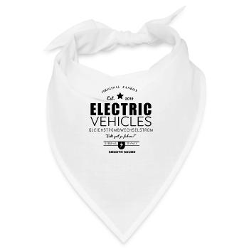 Electric-Vehicle-Fanboy Elektroauto Elektro Auto - Bandana - Weiß - Vorne
