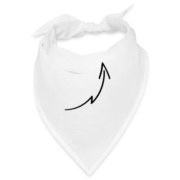 Arrow Design - Bandana - Weiß - Vorne