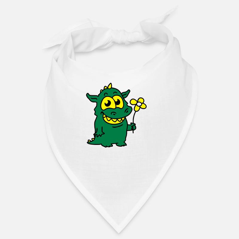 Drache mit Blume Bandana