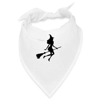 Hexe - Bandana - Weiß - Vorne
