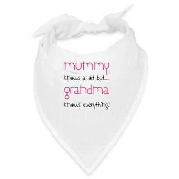 Grandma - Bandana - Weiß - Vorne