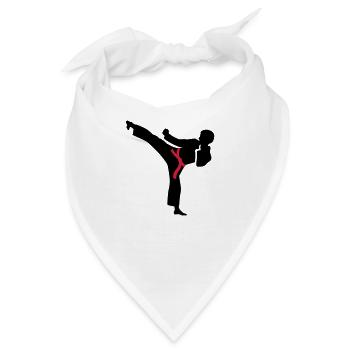 Karate - Bandana - Weiß - Vorne