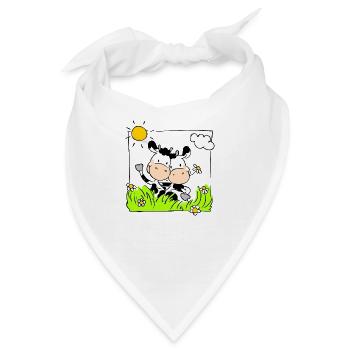 Cow Friends - Bandana - Weiß - Vorne