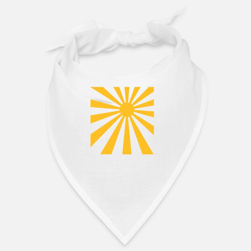 Sun rays rectangle design Bandana