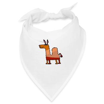 Tod der Dromedar - Bandana - Weiß - Vorne