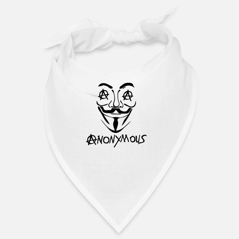 logo anarchy anonymous masque Bandana