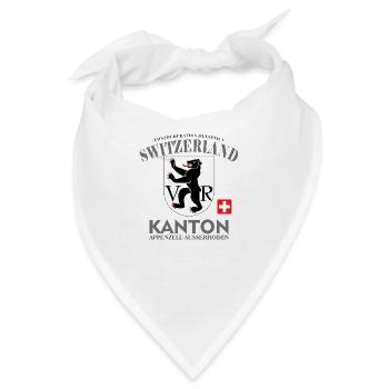 Kanton T-Shirt appenzellr, Schweiz, switzerlang - Bandana - Weiß - Vorne
