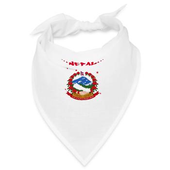 Nepal - Bandana - Weiß - Vorne