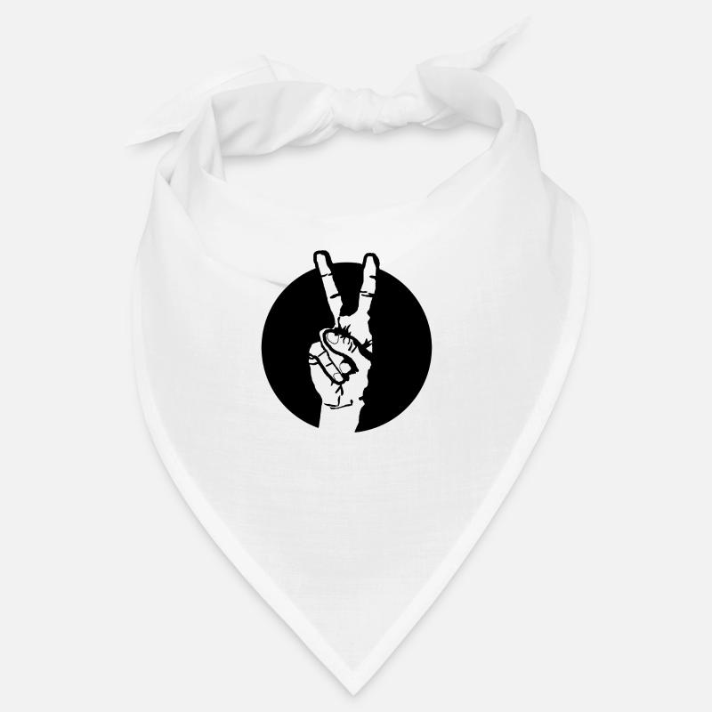 Peace Hand Zeichen Bandana