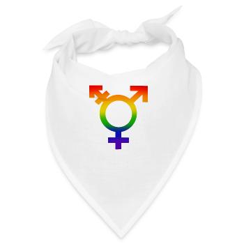 GENDER SYMBOL COLOR - Bandana - Weiß - Vorne