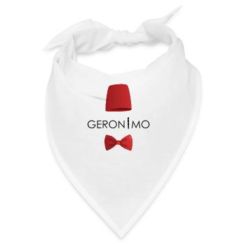 Geronimo Fez & Bowtie - Bandana - Weiß - Vorne