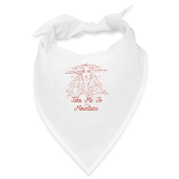 mountains - Bandana - Weiß - Vorne