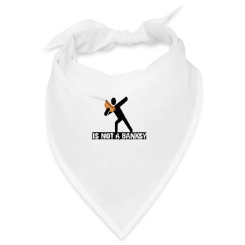 hot dog banksy - Bandana - Weiß - Vorne