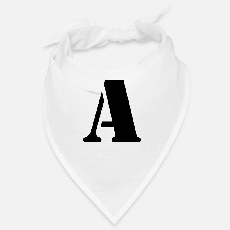 letter a Bandana