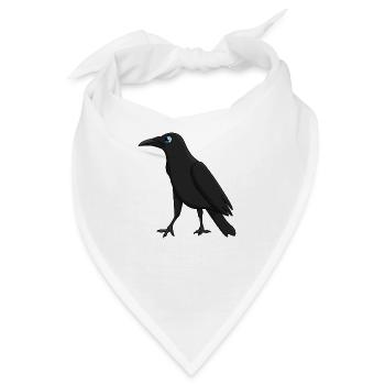 Krähe - Bandana - Weiß - Vorne