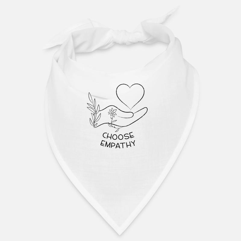 Wählen Sie Empathie-| Line Art Design Bandana