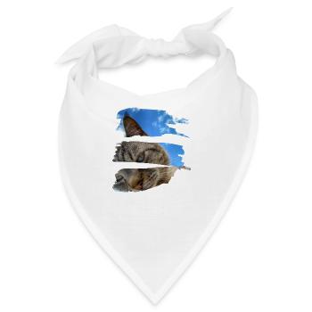 Catlove - Bandana - Weiß - Vorne